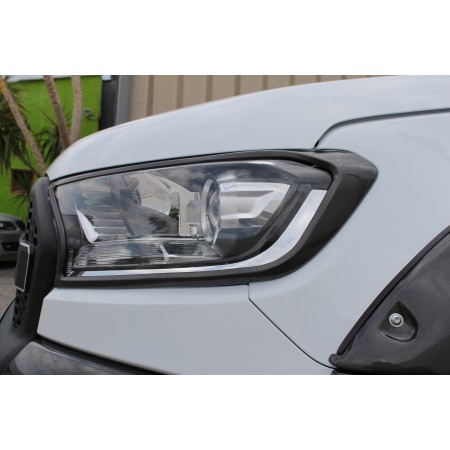 Bordes de los faros delanteros Ford Ranger - Wildtrak Grey - desde 2016