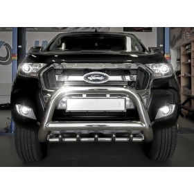 Pare-Buffles Ford Ranger - Inox Renforcé - Homologué - de 2012 à 2022