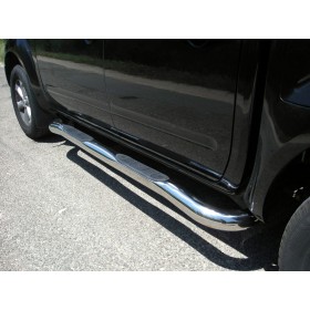 Navara Footboard - Stainless Steel Tubes - NP300 Double Cab from 2016