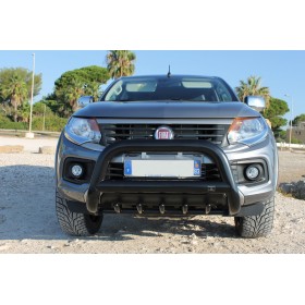 Pare-Buffles Fullback - Inox Noir Renforcé - Homologué