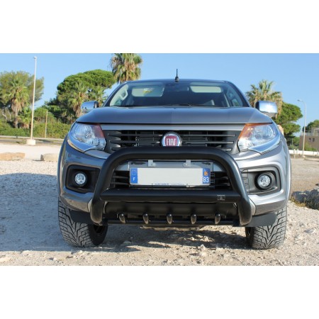 Fullback bull bars - reinforced black stainless steel - approved