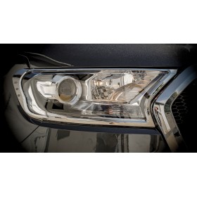 Ford Ranger Hubcaps - Chrome Headlight Surrounds - from 2016
