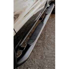 Ford Ranger Running Boards - Black Tubular - from 2012 to 2022