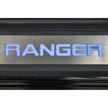 Seuils de Portes Lumineux Ranger - Bleu - Double cab à partir de 2012