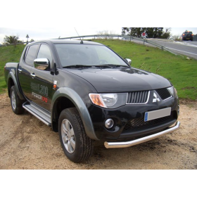 Parachoques L200 - Barra protectora de acero inoxidable - (2010 a 2015)