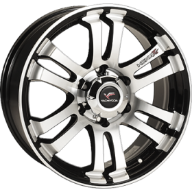 Cerchi Hilux - 20 pollici Alu - Hexa T6 Black Sapphire Polish Line