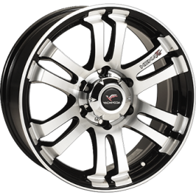 Hilux Felgen - 20 Zoll Leichtmetall - Hexa T6 Black Sapphire Polish Line