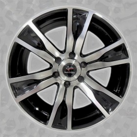Ruote Fullback - 20 Pollici Alu - Hexa T1 Black Sapphire Polish Line