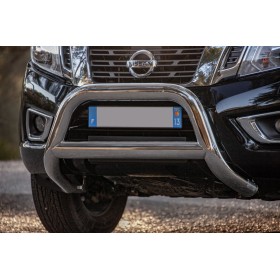Paraurti Navara - Acciaio Inox - Omologato CE - (NP300 dal 2016)