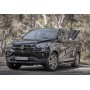 Musso Running Boards - Black Tubular - Double Cab