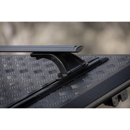 Verschiebbare Tragestangen - schwarz - für Aluminium- und Hardtop-Bettbezüge