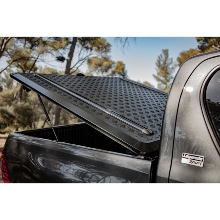 Couvre Benne Hilux - Alu Noir - Revo à partir de 2016