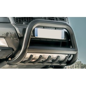 Barras de protección Ford Ranger - Acero inoxidable negro reforzado - Homologado - Doble Super Cabina