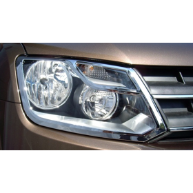 Cubiertas de rueda Amarok - Marcos de faros cromados - de 2010 a 2015