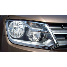 Enjoliveurs Amarok - Entourages Phares Chrome - de 2010 à 2015