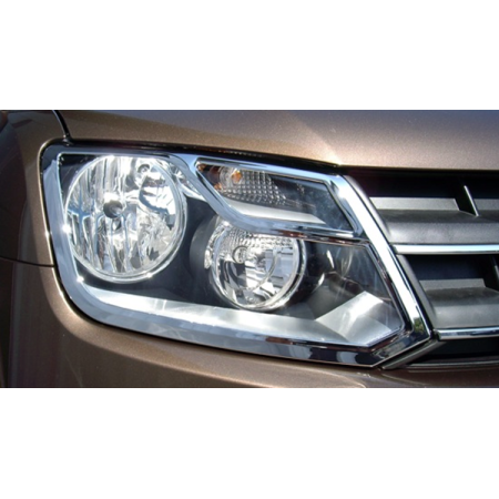 Cubiertas de rueda Amarok - Marcos de faros cromados - de 2010 a 2015
