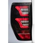 Feux Leds Ford Ranger - Fond Noir - Verre Clair - Ranger de 2012 à 2022