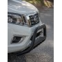 Barra de protección Navara - acero inoxidable negro reforzado - homologado - NP300