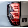 Feux LED Ford Ranger - Fond Chrome - Verre Fumé - de 2012 à 2022