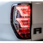Feux LED Ford Ranger - Fond Chrome - Verre Fumé - de 2012 à 2022