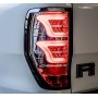 Luces LED Ford Ranger - Fondo cromado - Vidrio ahumado - de 2012 a 2022