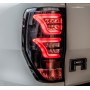 Feux Leds Ford Ranger - Fond Noir - Verre Clair - Ranger de 2012 à 2022