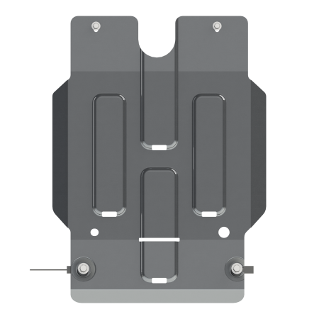 Hilux Gearbox Armor - Alu 6mm - from 2016