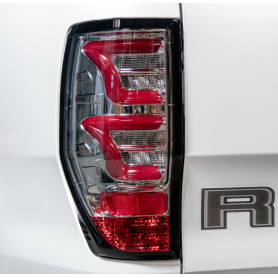 Ford Ranger LED Lights - Chrome Background - Smoked Glass