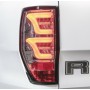 Feux LED Ford Ranger - Fond Chrome - Verre Fumé - de 2012 à 2022