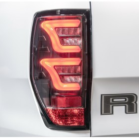 Fari a LED Ford Ranger - Sfondo nero - Vetro trasparente - Ranger dal 2012 al 2022