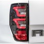 Feux Leds Ford Ranger - Fond Noir - Verre Clair - Ranger de 2012 à 2022