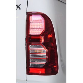 Hilux Tail Lights - Crystal and Red - 2012