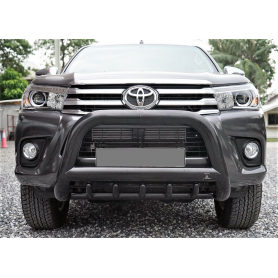 Hilux Ox Guard - Reinforced Black Stainless Steel - Homologated - Revo