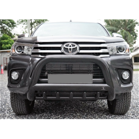 Pare-Buffles Hilux - Inox Noir Renforcé- Homologué - Revo