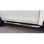 Hilux Foot Walk - Tubular Stainless - Revo Double Cab from 2016