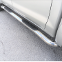 Hilux Foot Walk - Tubular Stainless - Revo Double Cab from 2016