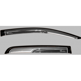 Air D Max deflector - Black and Silver - (Crew Cabin after 2011)