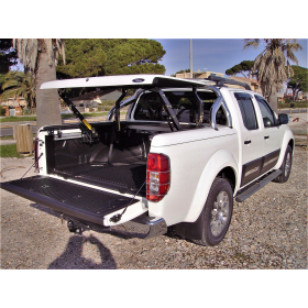Navara Tipper Cover - Multiposition + Roll Bar - Double Cab Long Tipper