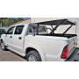 Couvre Benne Hilux - Multiposition + Roll Bar Noir - de 2005 à 2015