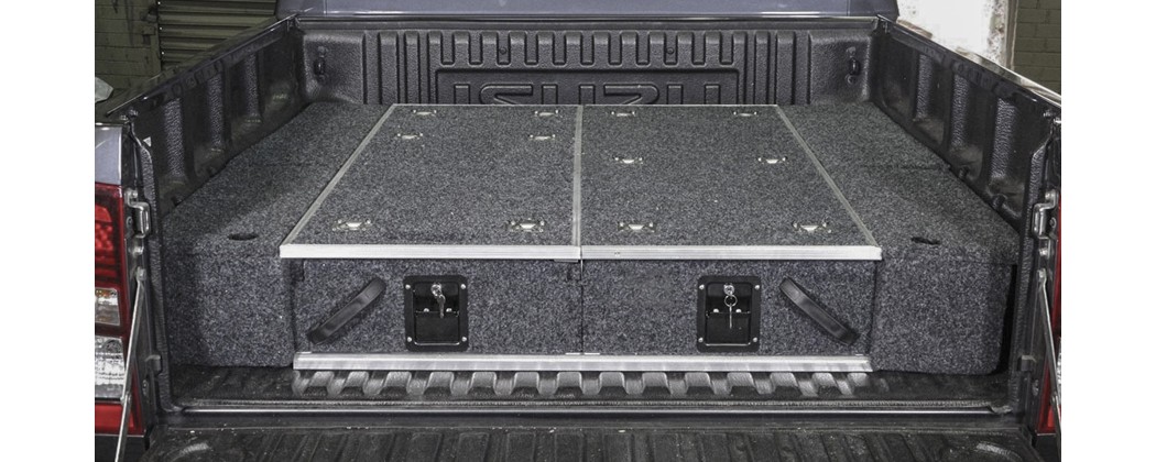 Ausziehbare Laderaumschubladen - Alle Ausziehschubladen für Ladefläche | Accessoires4x4.com