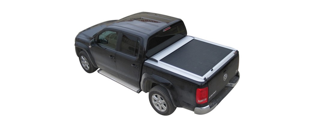 Amarok Müllcontainerabdeckung - Schiebevorhang | Accessoires4x4.com